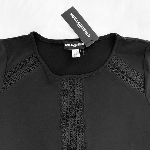 Karl Lagerfeld Women’s Top Color Black - Picture 4 of 8